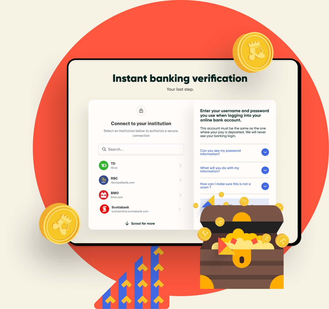 instant banking verification